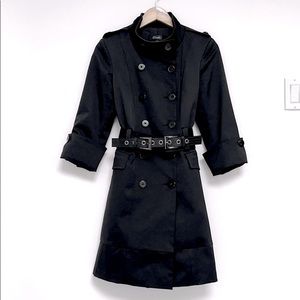 Made in Italy Spring Trench Coat with Belt